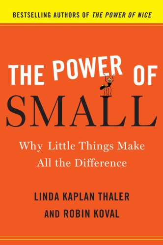 cheap The Power of Small: Why Little Things Make All the Difference
