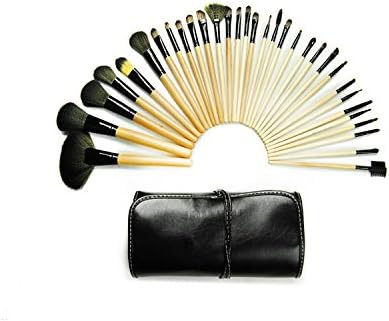 Makeup Brush Set 32 Pieces Cosmetics Brushes Kit with Travel Pouch, Foundation Blusher