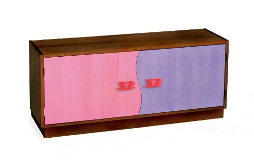 Room Magic 2-Door Storage Unit, Girl Teaset