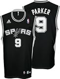 Tony Parker San Antonio Spurs Black Youth Replica Adidas NBA Jersey