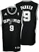 Tony Parker San Antonio Spurs Black Youth Replica Adidas NBA Jersey