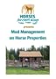 Mud Management on Horse Properties