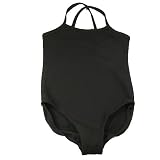 Girls Black Sleeveless Ballet Dance Gymnastics Leotard (8)
