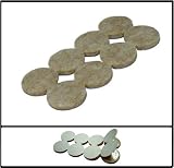 Buy 1 Diameter Heavy Duty Felt Pads Custom Pack by CLEVERBRAND INC.