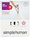 simplehuman Custom Fit Trash Can Liner M, 45 Liters / 12 Gallons, 50-Count