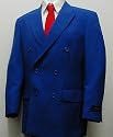 Brand New Double Breasted (DB) Royal Blue Mens Business Dress Suit