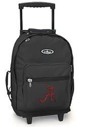 University of Alabama Rolling Backpack Alabama Crimson Tide - Wheeled Travel or School Carry-On Travel Bags with Wheels - Best Quality-
