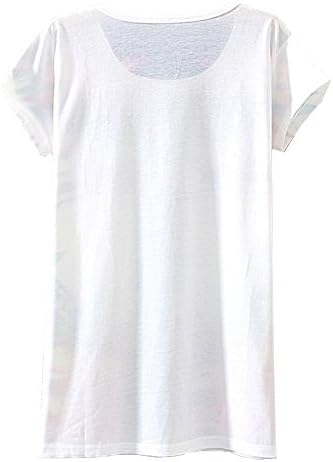 KaiTingu Women's Short Sleeve Ferris Wheel Graphic Print Vintage T Shirt