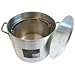 Alegacy EWSB80 Eagleware Professional Aluminum Stock Pot with Straining Basket and Lid, 80-Quart