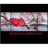 Japanese Cherry Blossom Painting Feng Shui Painting Flower Painting 42