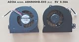 Brand New & Tested CPU Cooling Fan for Acer Aspire 1400 1410 1414 1640 1640Z 1641 1642 1644 1680 1681 1682 1684 1685 1690 1691 1692 1693 1694 3000 3002 3003 3500 3502 3503 3630 3633 3634 3640 3641 3642 5000 5001 5002 5003 5004 5510 5512 5513 5514 Extensa 3000 3002 TravelMate 2300 2301 2303 2304 2310 2312 2313 2430 4000 4001 4002 4010 4011 4060 4061 4062 4064 4070 4072 4074 4100 4102 4500 4501, ADDA AB6505HB-E03 ZL2 CPU Fan DC 5V 0.38A 3-WIRE.