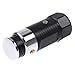 Car Cigarette Lighter Rechargeable LED Flashlight (Black)