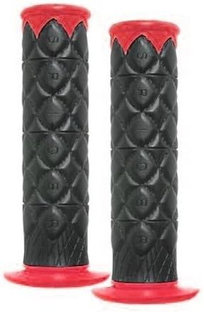 Diamond Spider Spider Slt Red W/Black Diamonds 7/8" Grips