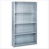 Lyon Workspace Products 84 8000 Series Closed Offset Angle Shelving: 84' H x 48' W x12' D