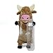 Outward Hound Kyjen 32057 Bottle Buddies Cow Plush Chew Toys Water Bottle, Large, Multicolor