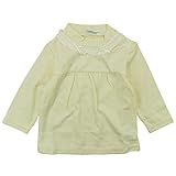 【H27年秋冬物】(日本製) Pample Mousse(パンプルムース) 天竺衿ぐりレース付きハイネックTブラウス 90cm/IV NO.DP-53252