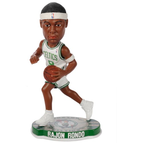 Forever Collectibles Boston Celtics Rajon Rondo #9 official NBA Road Bobblehead