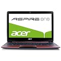 Acer Aspire One 722 29,5 cm (11,6 Zoll) Netbook (AMD C-60, 1GHz, 4GB RAM, 320GB HDD, ATI HD 6290, Bluetooth, Win 7 HP) rot