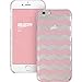 iPhone 6 Plus Case, ESR The Beat Series Protective Case Bumper[Scratch-Resistant] Translucent Hard Back Cover with Clear and Pink Chevron Pattern for 5.5 inches iPhone 6 Plus (Pink Wave Music)
