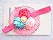 Qandsweet Baby Girl's Beautiful Rose Flower Hairbands (5pack)