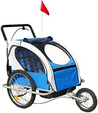 Aosom 2 in 1 Child Bike Trailer and Stroller
