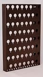 Angelynn's Wall Mount Slim Earring Angel Hanging Wall Mount Pierced Earring Holder ~ Jewelry Organizer ~ Storage Rack ~ Metal Jewelry Display Stand (EA Slim-Tuscan Bronze)