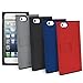 iPhone SE Case, GreatShield Legacy Series Slim Fit Dual Layer Hybrid Case with Kickstand for Apple iPhone SE / 5S / 5 (Red/Black)