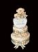 Seventh Generation Eco-baby Babyshower Diaper Cake-Baby Boy Organic Gifts Inside