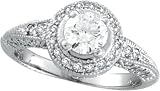 18K 1.05 CTW Diamond Engagement Ring