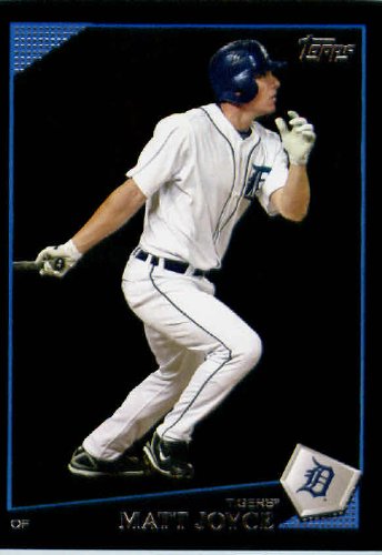 2009 Topps Black Border Baseball Card # 143 Matt Joyce Detroit Tigers Mint Condition - Shipped In Protective Screwdown Display Case!