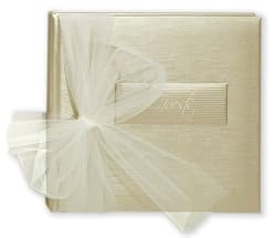 Gold Silk Guest Book