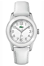 Womens Advantage White Leather, White Bezel