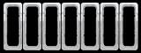 Bully Imposter Series Chromed ABS Grille Insert Imposter Grille Insert Jeep Liberty 2002 to 2004