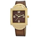 Buy Breda Women’s 6131_brown Brown Harper Square Leather Strap Watch Watch Sales