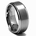 Tungsten Carbide Brushed and Polished Ring 8mm size 11.5