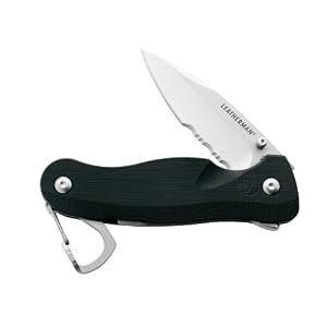 Leatherman Crater c33Lx Combo Straight Serrated Blade Knife by 