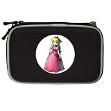Nintendo DS Lite Black Carrying Case of Super Mario Bros. Princess Peach Portrait