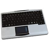 Keysonic ACK-540RF Wireless Mini Keyboard with Built in Touchpadby Keysonic
