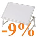 Folding Wood Food Breakfast Table, Bed Tray Table Desk, Color: White, FBT15-W; Promotion! 14.50 instead of 15.95 only until 10.06.2012