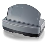 Officemate Medium-Duty 3-Hole Electric Eco-Punch, 20 Sheet Capacity, Black/Gray/Green (90136)