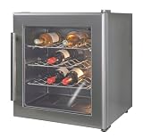 Team Kalorik - WCL3 - Cave &agrave; vin - 16 bouteilles/46 L - Faible niveau de bruit - R&eacute;gulation &eacute;lectronique avec &eacute;cran LED - 70 W