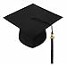 Unisex Adult Graduation Cap with Tassel 2016&2017 Year Charm-Matte
