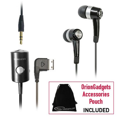 3.5mm Handsfree Stereo Headset w/ S20 Pin Inline Mic Adapter OEM Original for Samsung Omnia i900 (Includes OrionGadgets Accessory Pouch) 41q9qAmMSdL 3.5mm Handsfree Stereo Headset w/ S20 Pin Inline Mic Adapter OEM Original for Samsung Omnia i900 (Includes OrionGadgets Accessory Pouch)