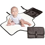 Baby Changing Pad, Portable Diaper Changing Pad w/Detachable Storage, Baby Changing Station