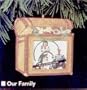 "Our Family" Treasure Chest of Toys Photo Holder - Hallmark Keepsake Ornaments 1995 Series