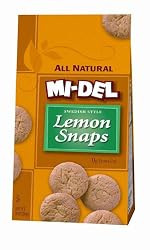 Mi-Del Old-Fashion Swedish Style Lemon Snaps 10-Ounce Bags (Pack of 12)