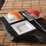 PETITE, OCEAN BLUE, SQUARE, PLASTIC DISH PLATES 10/20