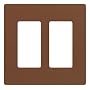 Lutron SC-2-SI ClaroTwo-gang Wallplate Sienna
