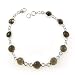 Jewellery India Handmade Sterling Silver Smoky Quartz Bracelets 7.75 inches