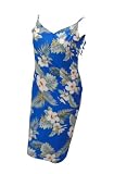 LALEELA Sexy Bleu Allover imprimé floral Sarong Paress Couvrez Paréo Robe station thermale Cadeau Fête des Mères